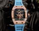 Swiss Replica Richard Mille Capricorn Gypsophila Watch Rose Gold Red Rubber Strap (9)_th.jpg